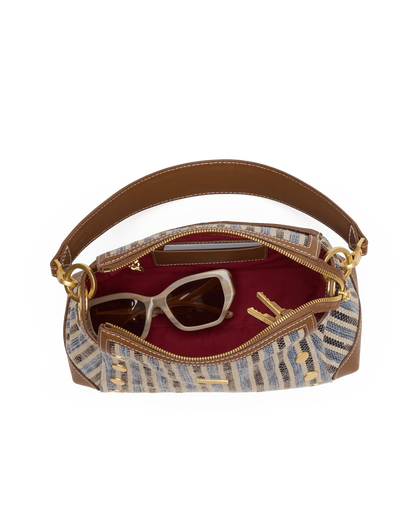 Bryant Med Cabana Blue/Brushed Gold, view 8