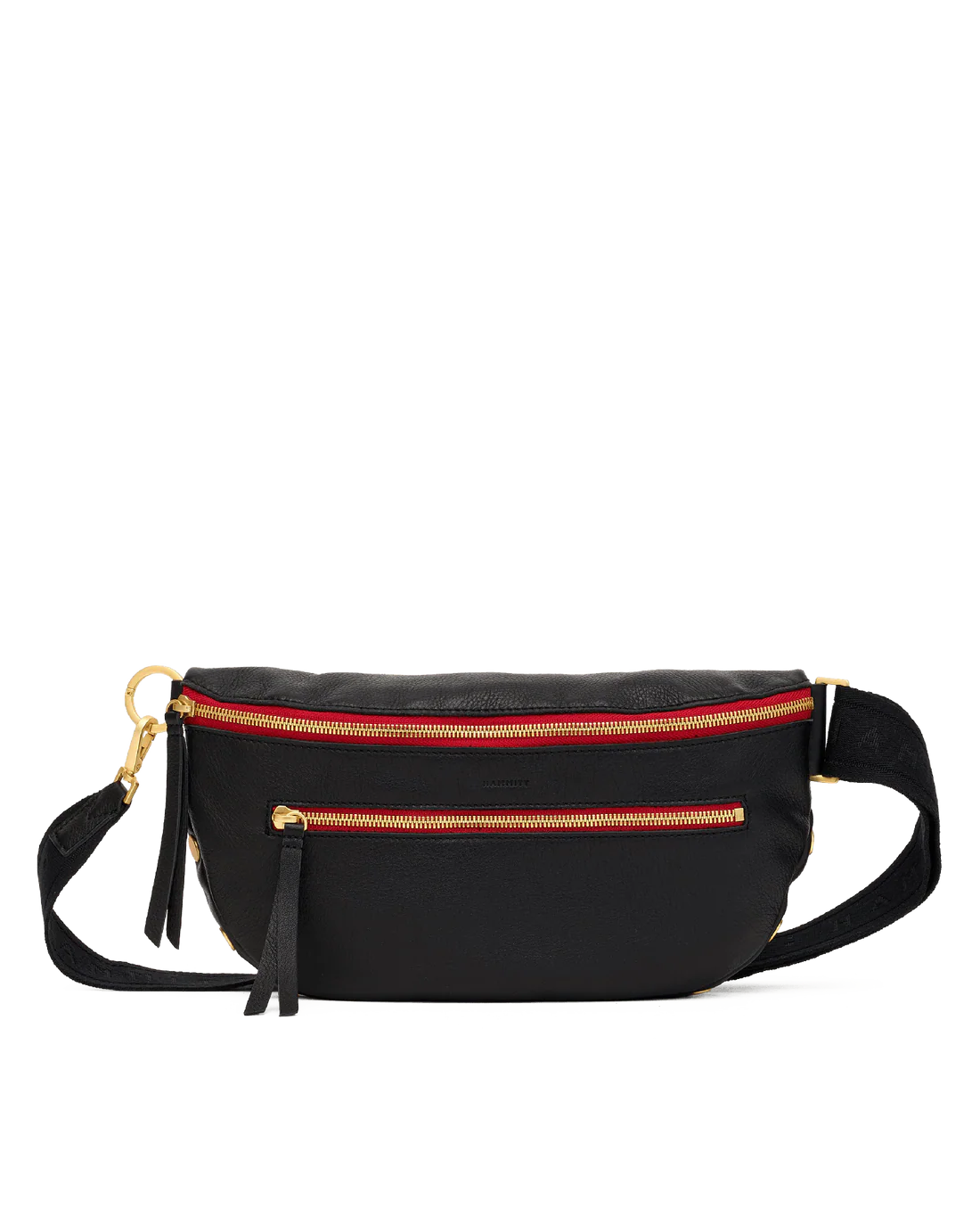 Charles Crossbody Lrg Black/Brushed Gold