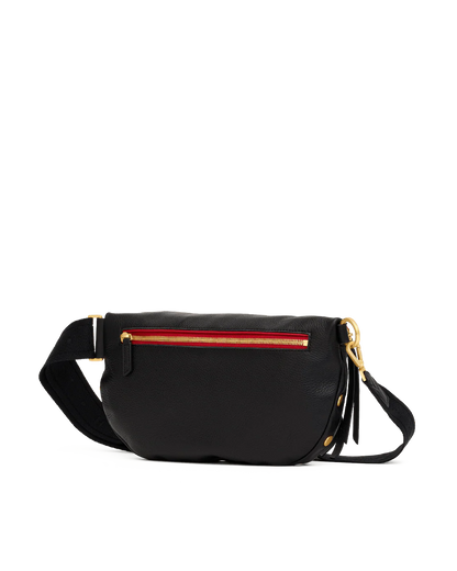 Charles Crossbody Lrg Black/Brushed Gold, view 3