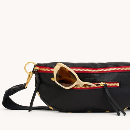 Charles Crossbody Med-Black-BG, view 6