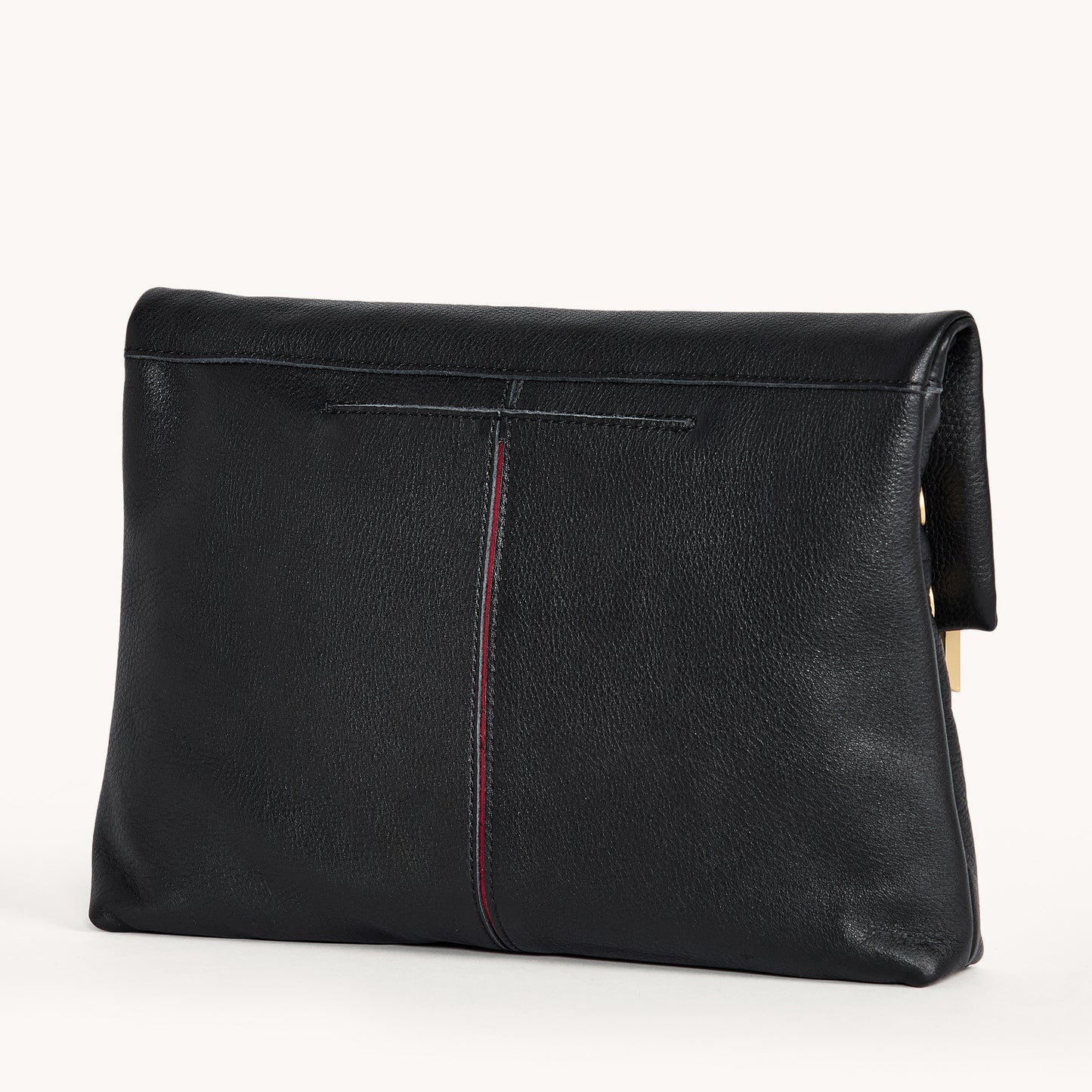 VIP Lrg Black/Brushed Gold Red Zip