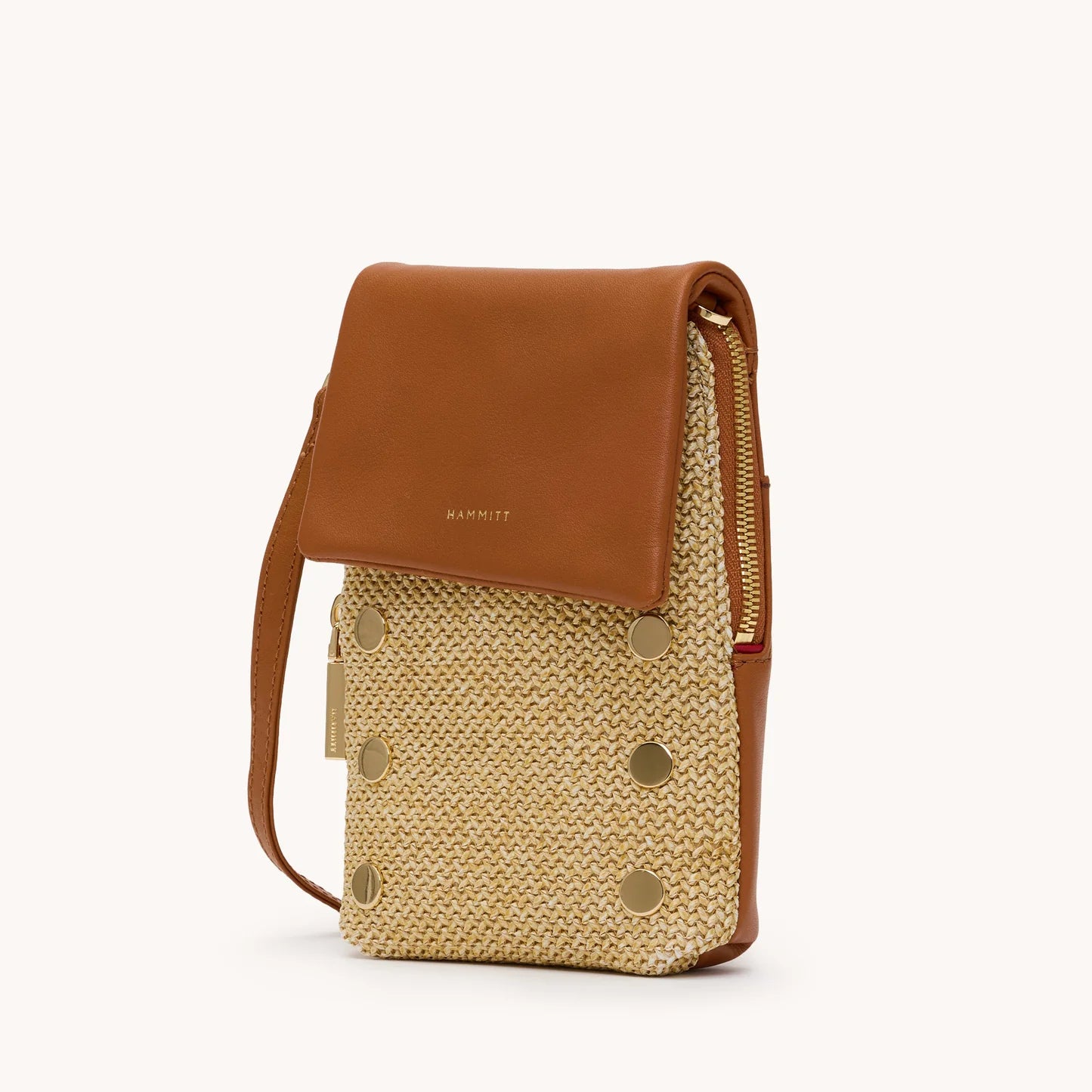 VIP Mobile Cocoa Raffia/Gold