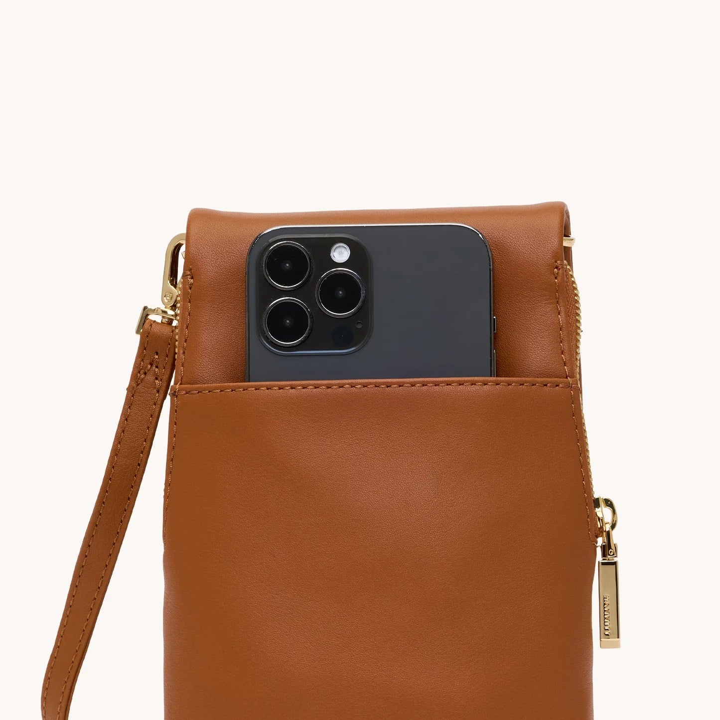 VIP Mobile Cocoa Raffia/Gold