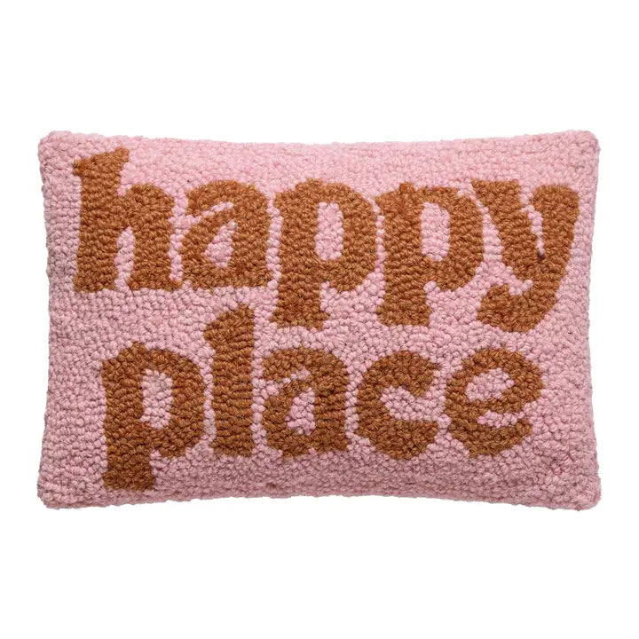 Happy Place Hook Pillow