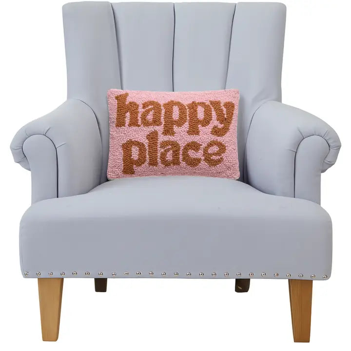 Happy Place Hook Pillow
