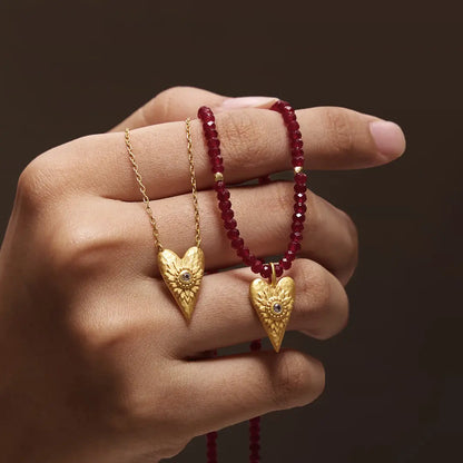 Infinitely Loved Heart Necklace, view 4