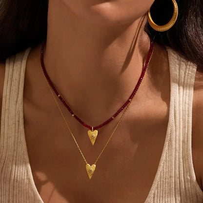 Infinitely Loved Heart Necklace, view 2