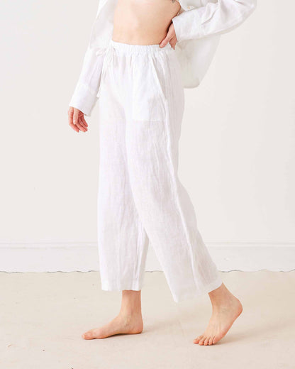 Hermosa Linen Drawstring Pant, view 4