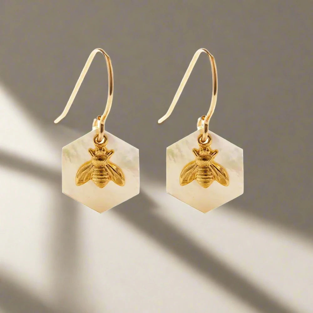 Honey Bee Earrings