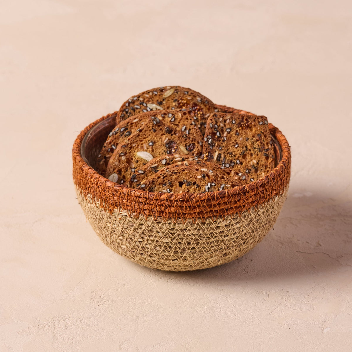 Hydra Woven Seagrass Bowl, view 3