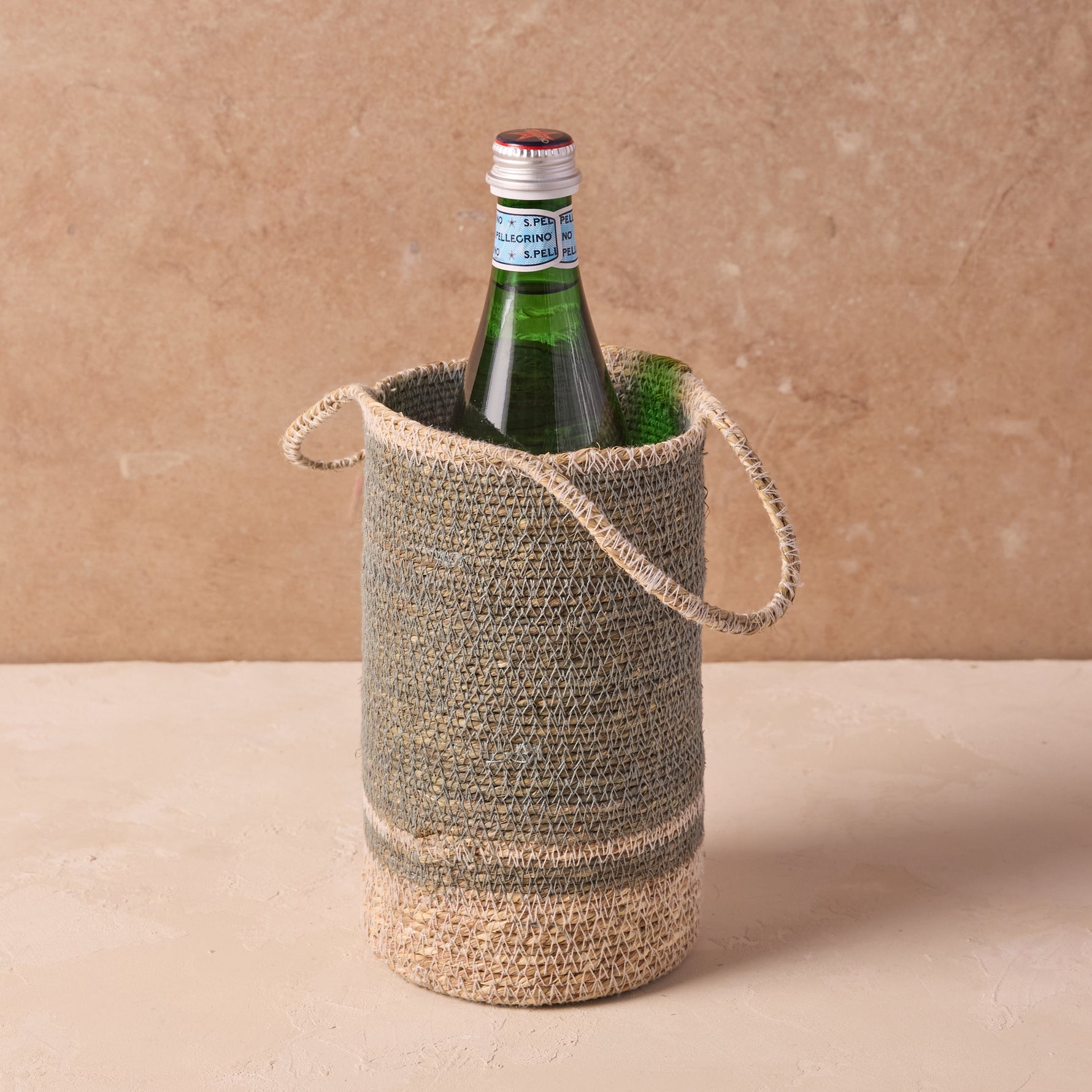 Hydra Woven Seagrass Bottle Holder