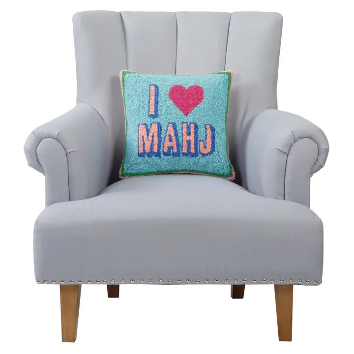 I Love Mahj Hook Pillow, view 2