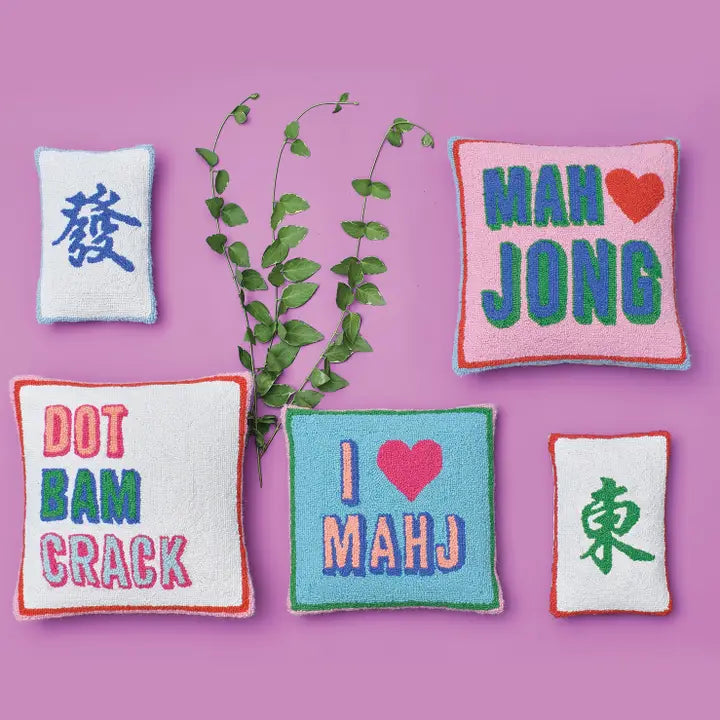 I Love Mahj Hook Pillow, view 3