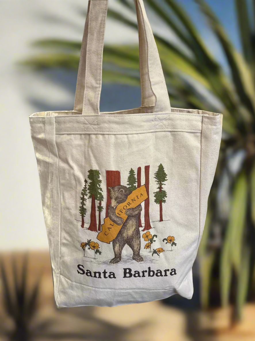 Santa Barbara Bear Tote