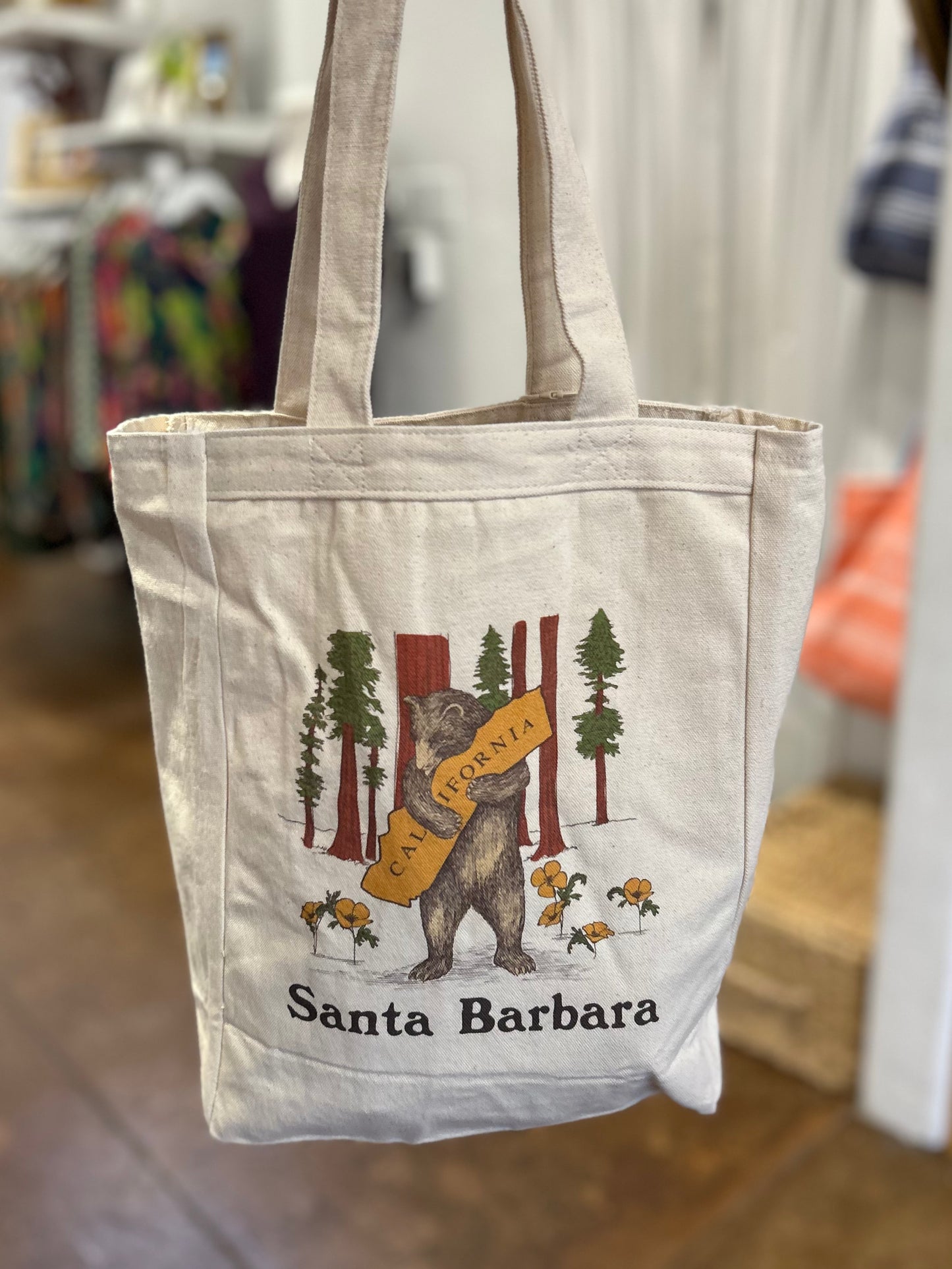 Santa Barbara Bear Tote