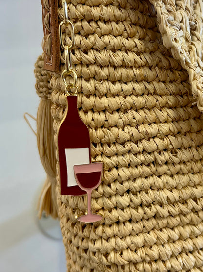 Enamel Bag Charm / Keychain, view 3