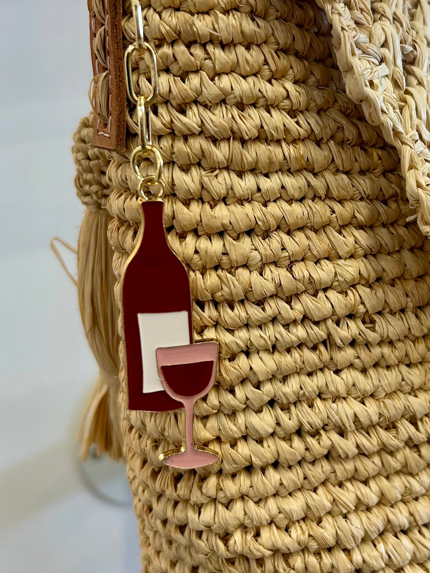 Enamel Bag Charm / Keychain