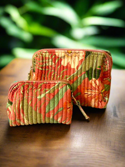 Small Quilted Vanity Bag, view 3