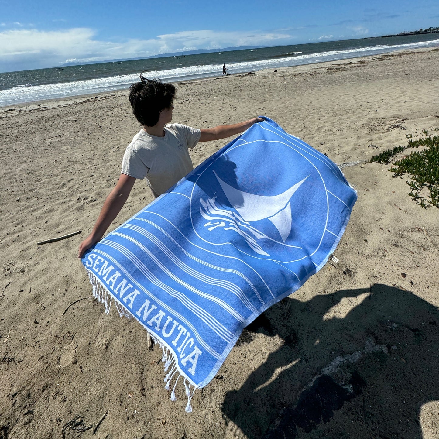 Blue Beach Towel Semana Nautica