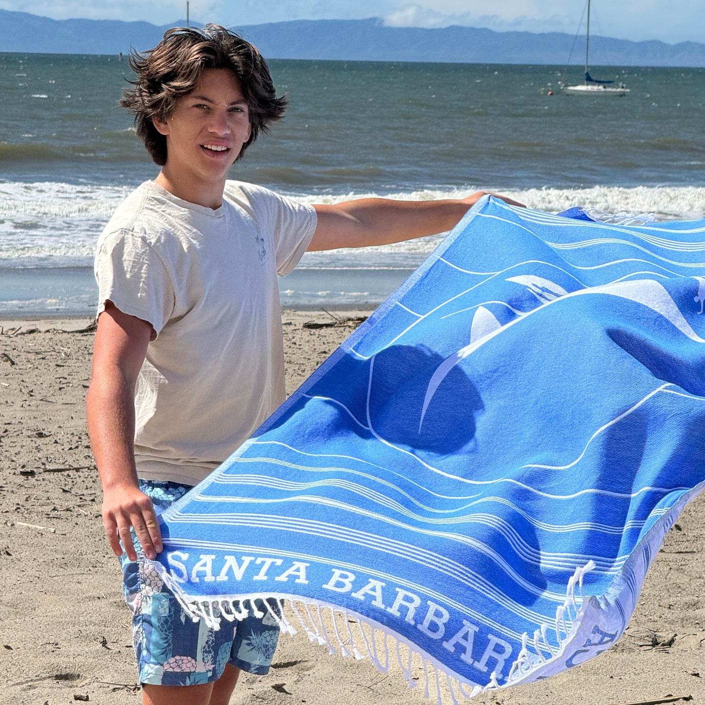 Semana Nautica Santa Barbara Beach Towel
