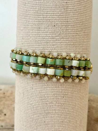 Heishi & Opal Bracelet, view 3