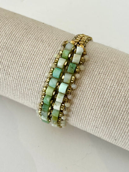 Heishi & Opal Bracelet, view 5