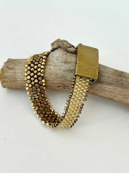 Bronze & Gold Bracelet, view 3