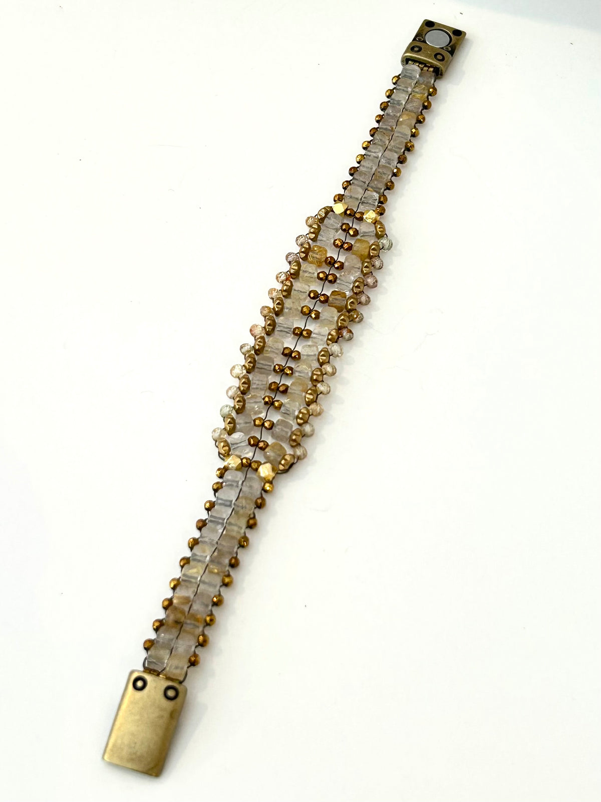 Quartz & Zircon Bracelet, view 4