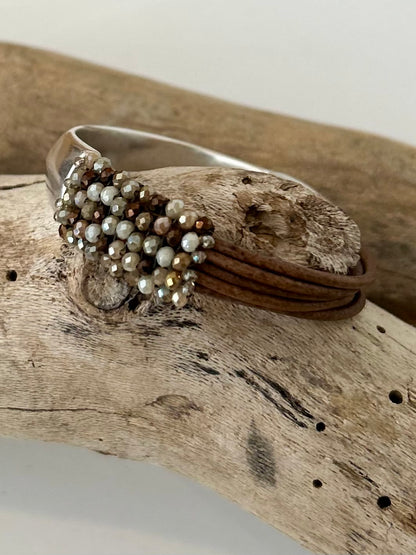 Mixed Crystal Cuff, view 3