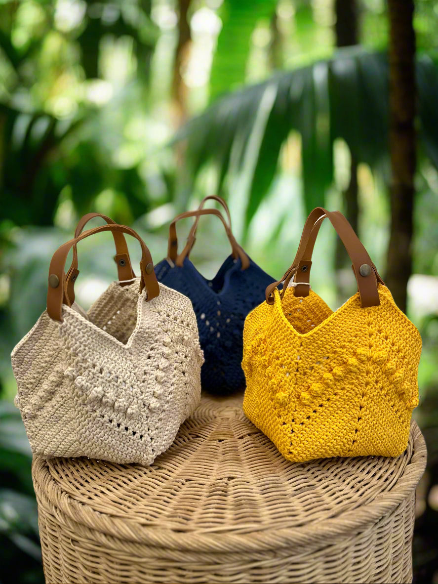 Daniela Crochet Mini Tote, view 2