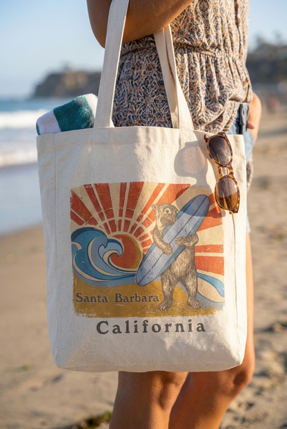 Sun n' Surf Bear Santa Barbara Tote