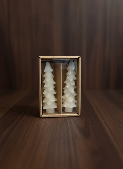 Tree Shaped Taper Candles, Set of 2, view 5