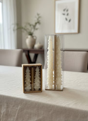 Tree Shaped Taper Candles, Set of 2