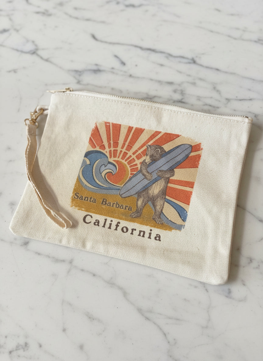 Sun n' Surf Bear SB Zipper Pouch