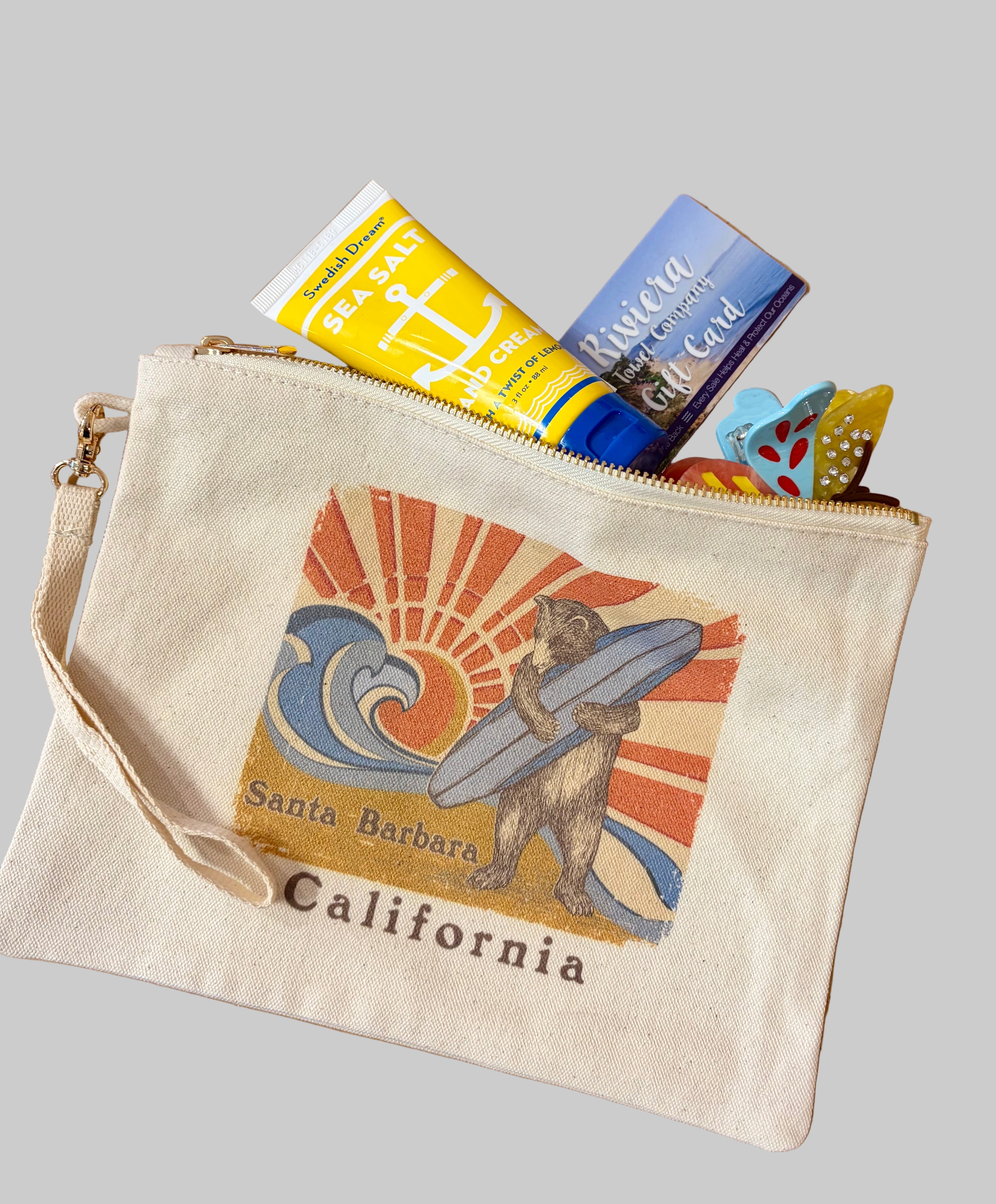 Sun n' Surf Bear SB Zipper Pouch