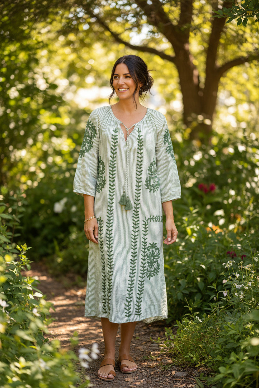 Coastal Striped Dress