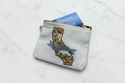 CA State w/Poppies Coin Purse