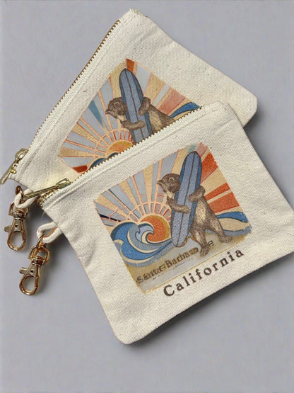 Sun n' Surf Bear Santa Barbara Coin Purse, view 2