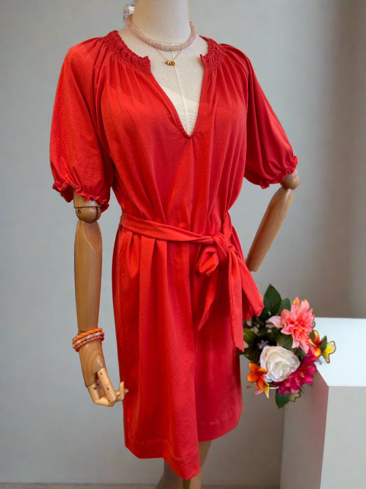 Pisco Ruffle Dress, view 4