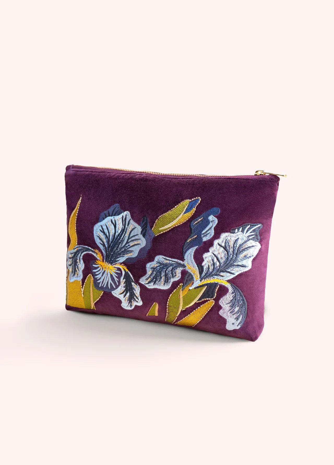 Velvet Zip Pouch