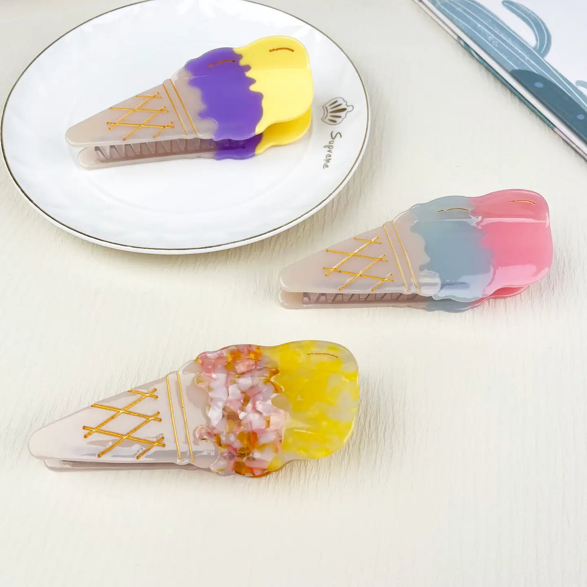 Ice Cream Hair Claw