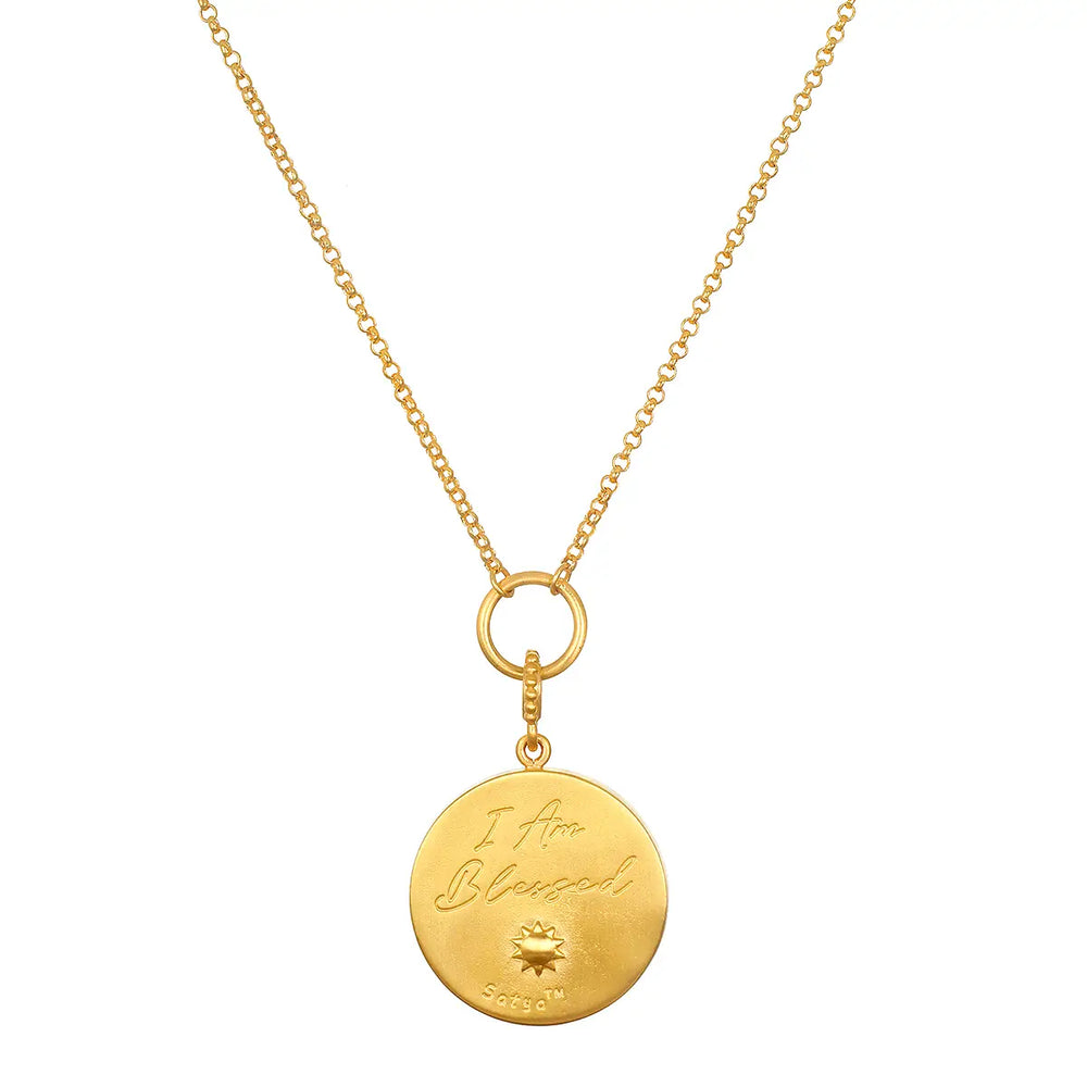 Inner Light Mop Mandala Necklace
