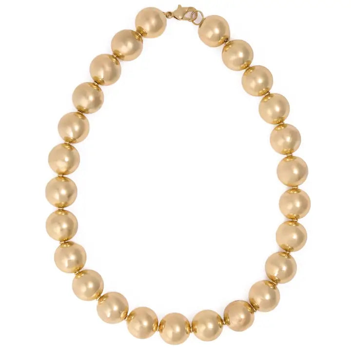 Iris Large Bead Necklace, view 9