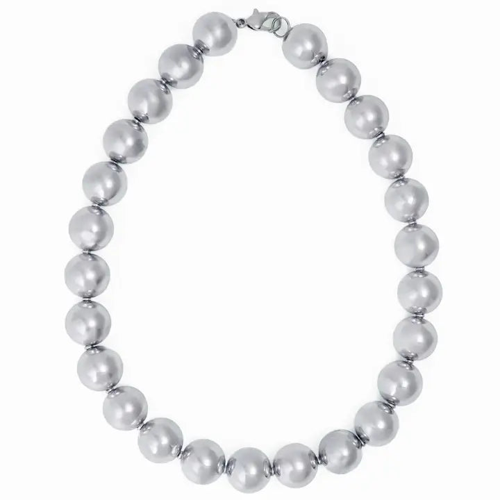 Iris Large Bead Necklace, view 10
