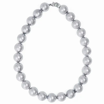 Iris Large Bead Necklace, view 10
