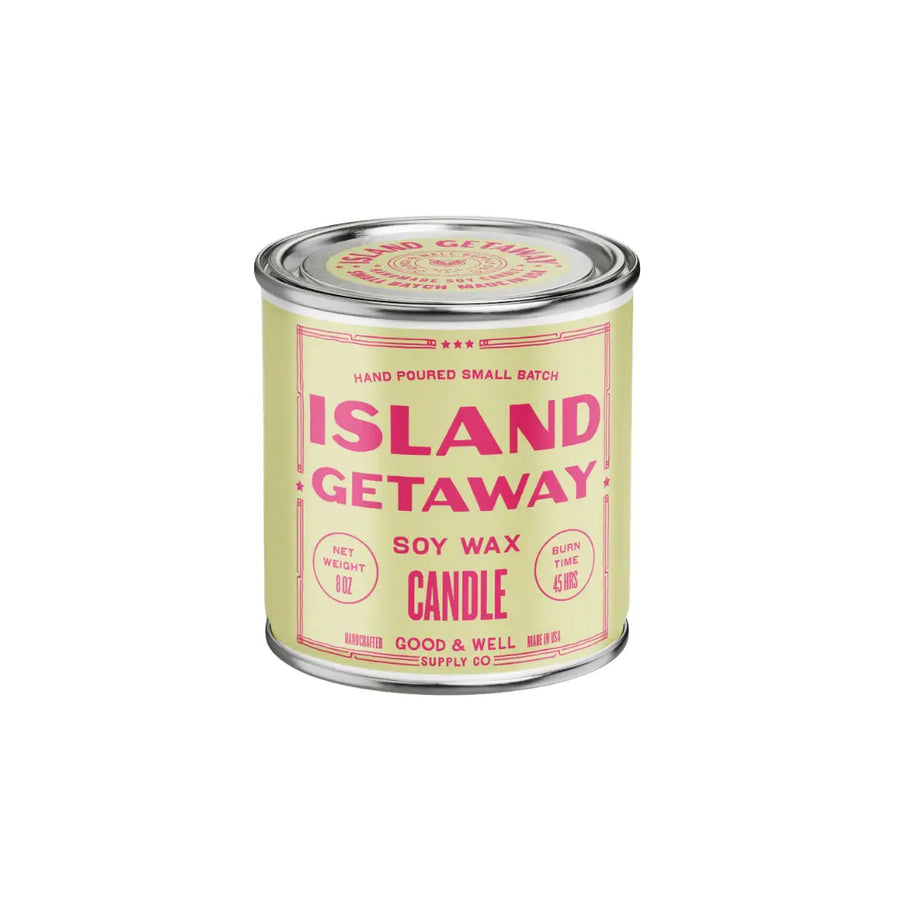 Half Pint Tin Candle, view 2, styled