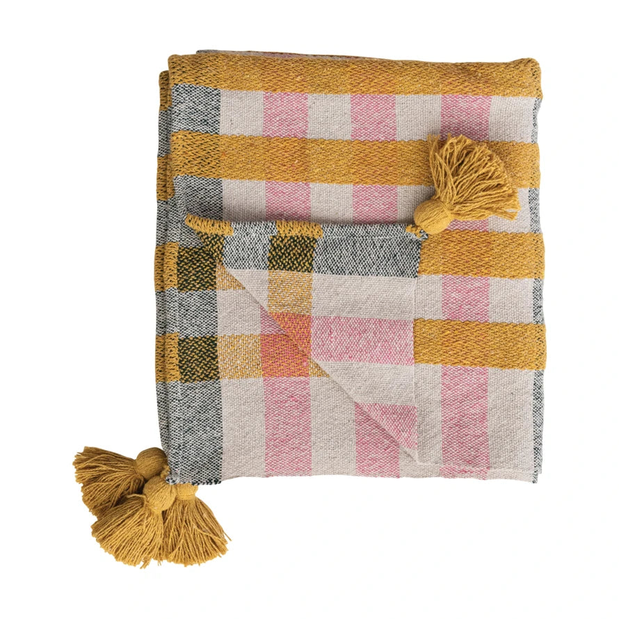 Adobe Cotton Jacquard Throw