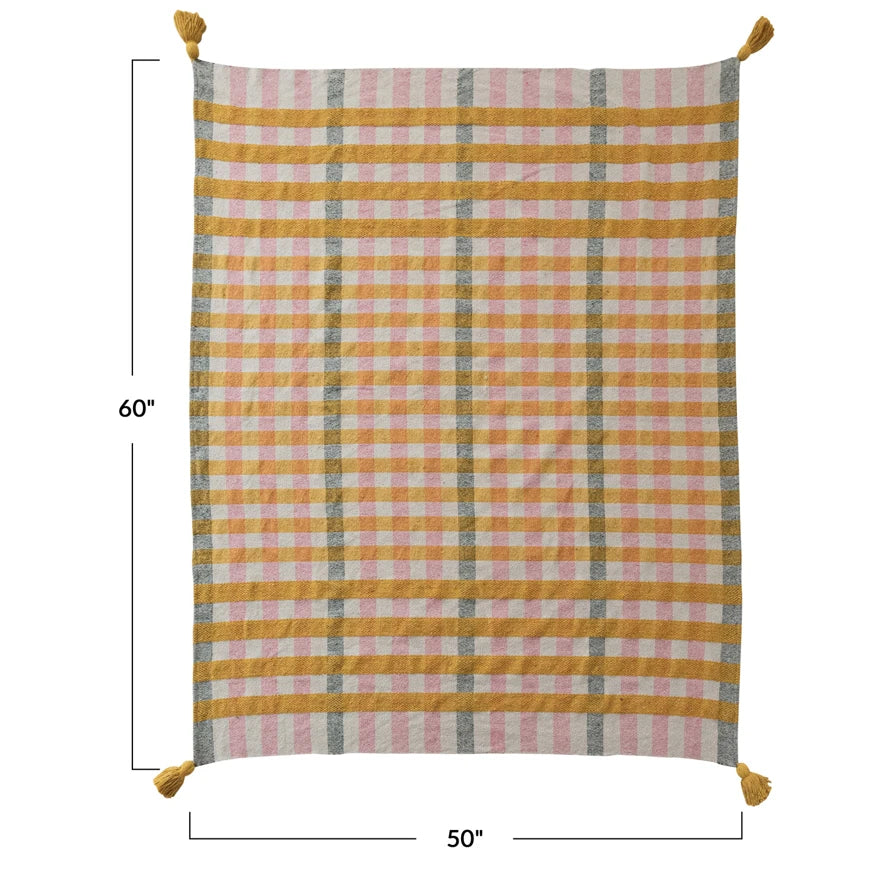 Adobe Cotton Jacquard Throw