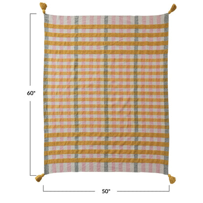 Adobe Cotton Jacquard Throw