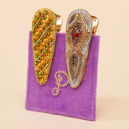 Jeweled Hair Clips (Set/2), view 7